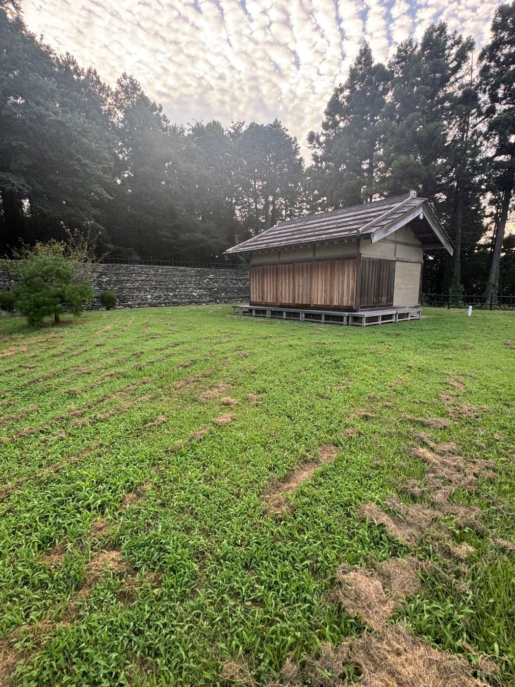 River-stone walls, Hachigata Castle (No. 18)